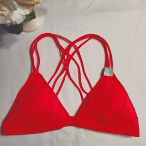 PINK VS Bathing Suit Top - Hot Coral Sexy Triple Strap
